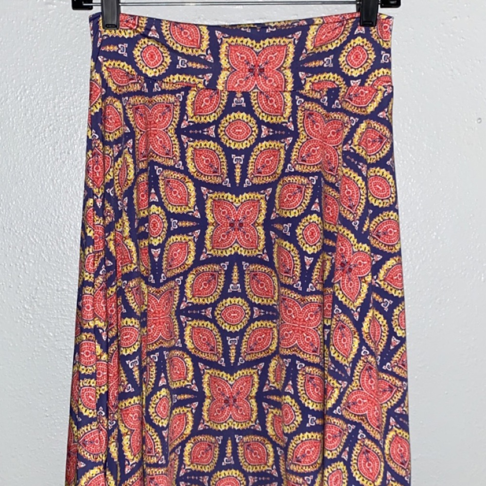 Kids 14 LulaRoe Patterned Skirt